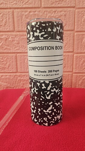 COMPOSITION TUMBLER