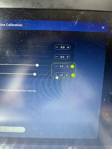 Calibration wrong input