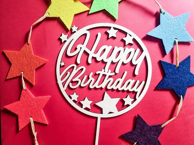birthday cake topper cut file-2