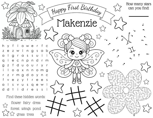 Fairy Placemat