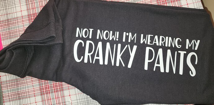 Not Now Im Wearing My Cranky Pants _ sweatpants