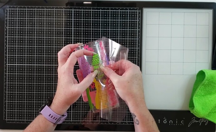 Removing the transfer tape