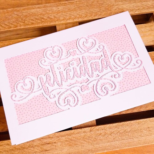 Greeting card - felicidad