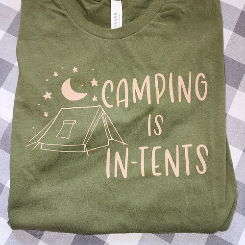 Camping Is In-Tents _ tshirt