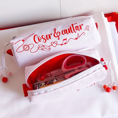 Coser y Cantar Box Pouch Bag