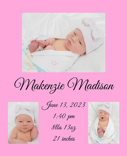 makenzie bigger easel birth sign