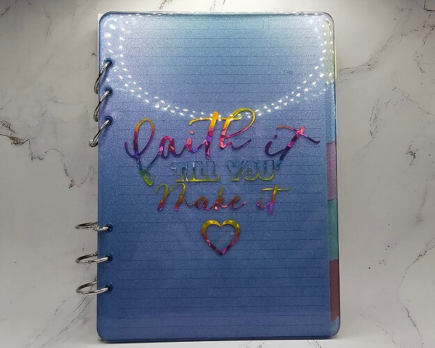 Faith It Till You Make It Notebook