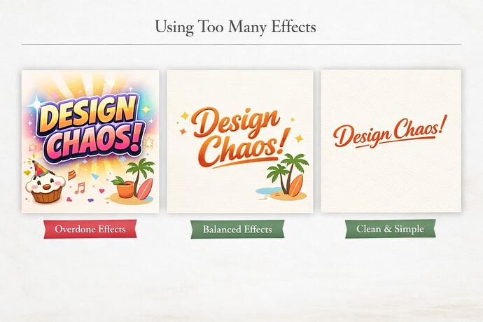Using Too Many Effects