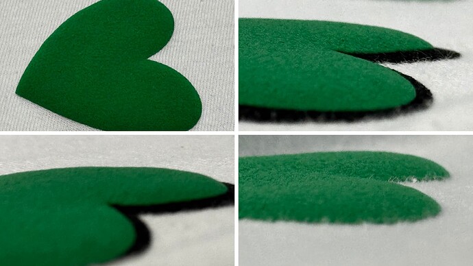 green puff heart Modern Photo Collage Before After Youtube Thumbnail