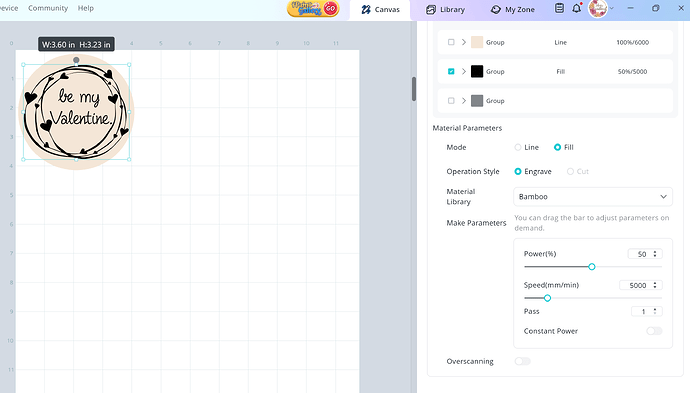 Valentines Wooden Token (26)