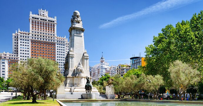 Torre España, Plaza España, Gran Vía de Madrid