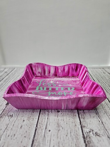 Less Bitter, More Glitter Decorative Tray 3