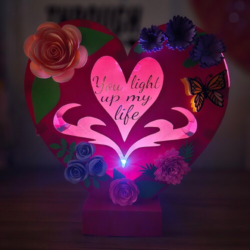 Illuminated Love Lantern 4