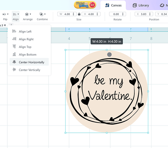 Valentines Wooden Token (12)