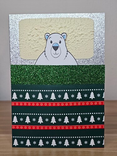 Cozy Bear in a Bed Card 2