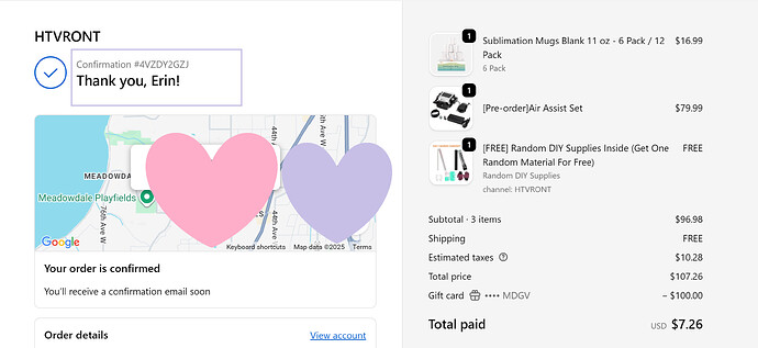 rinsky's HTVRONT order 2025