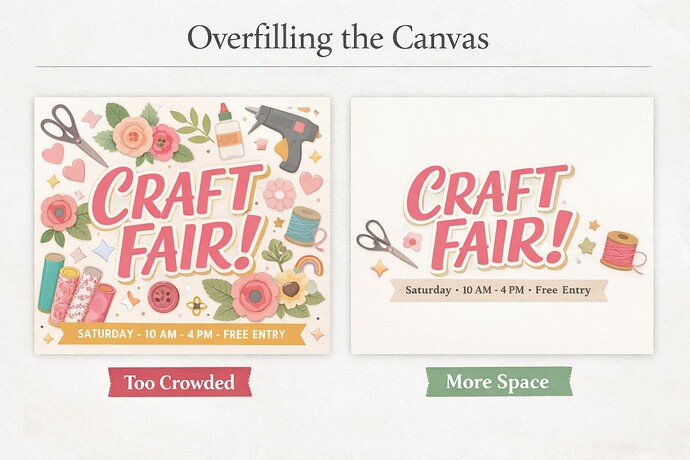 Overfilling the Canvas