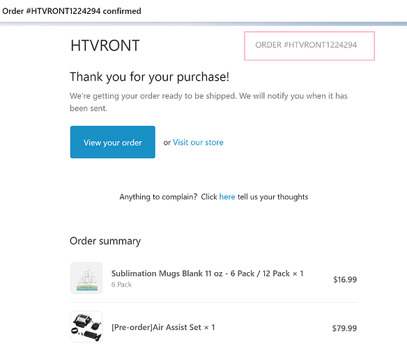 rinsky's confirmed HTVRONT order 2025