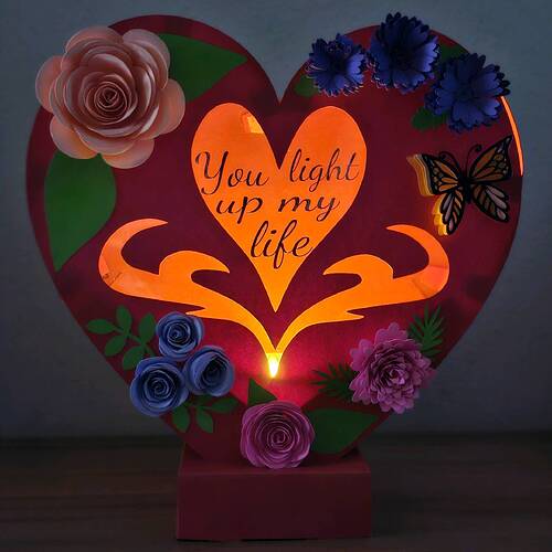 Illuminated Love Lantern