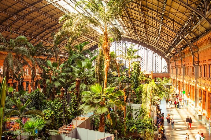 Atocha invernadero